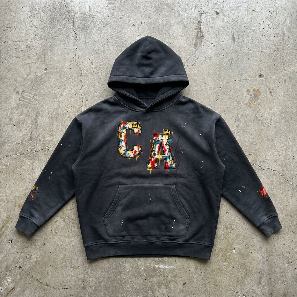 California Explorer - Distressed Pull Over Hoodie