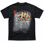 California Salty Bear – Washed Black Tee