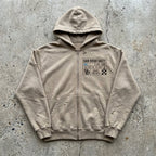 San Diego Salty – Vintage Sand Zip Hoodie
