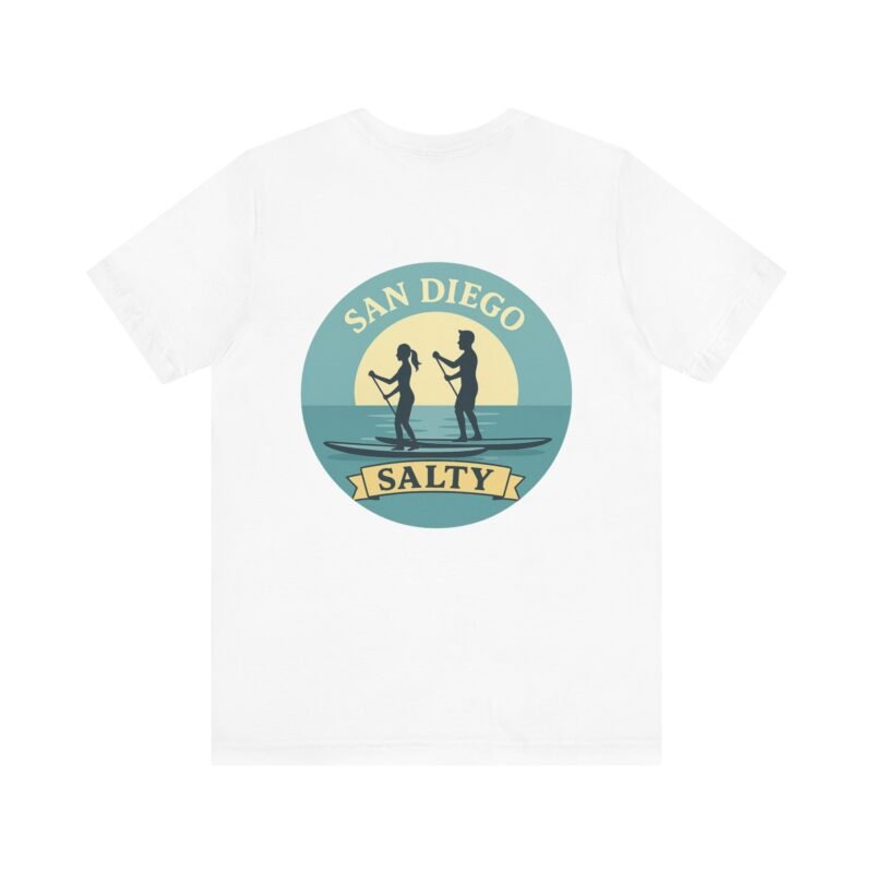 San Diego Salty Unisex Tee, Beach Vibes Shirt, Summer Casual Wear, Gift for Water Lovers, Perfect for Vacations, Relaxed Beach Days - Image 9