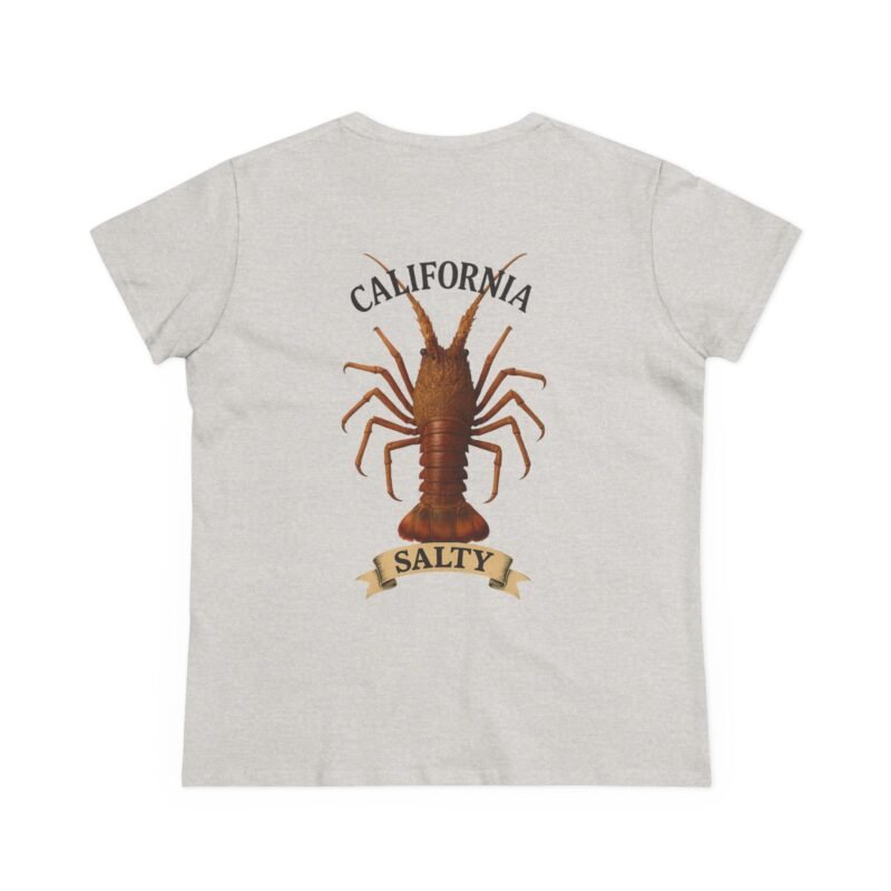 Women's Cotton Tee - Salty California Turtle Tee, Beach Vibes Shirt, Santa Barbara Souvenir, Casual Summer Top, Eco-Friendly Apparel - Image 9