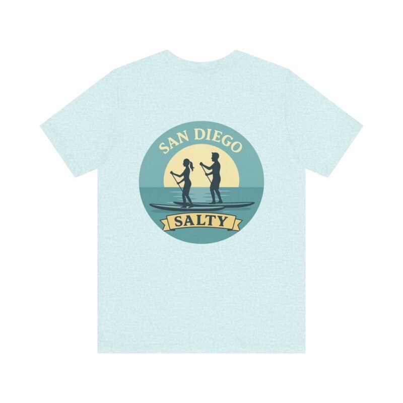 San Diego Salty Unisex Tee, Beach Vibes Shirt, Summer Casual Wear, Gift for Water Lovers, Perfect for Vacations, Relaxed Beach Days - Image 15