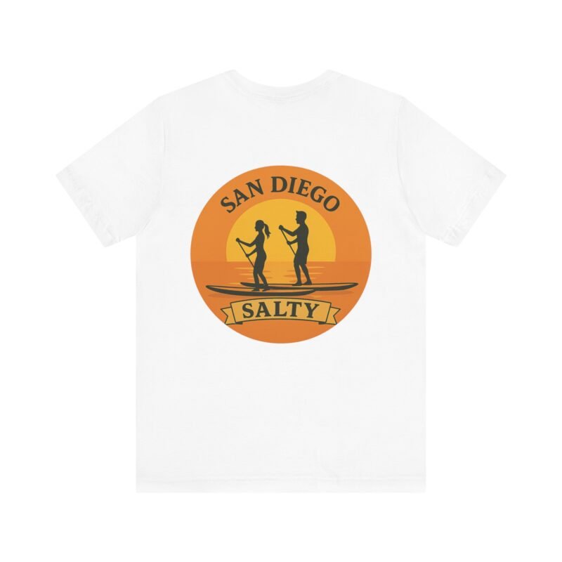 San Diego Salty Tee, Beach Vibes Shirt, Unisex Summer Apparel, Surfing Gift, Casual Everyday Wear