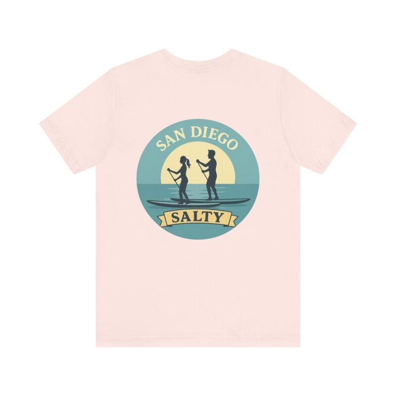 San Diego Salty Unisex Tee, Beach Vibes Shirt, Summer Casual Wear, Gift for Water Lovers, Perfect for Vacations, Relaxed Beach Days - Image 6