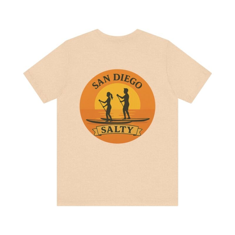 San Diego Salty Tee, Beach Vibes Shirt, Unisex Summer Apparel, Surfing Gift, Casual Everyday Wear - Image 10
