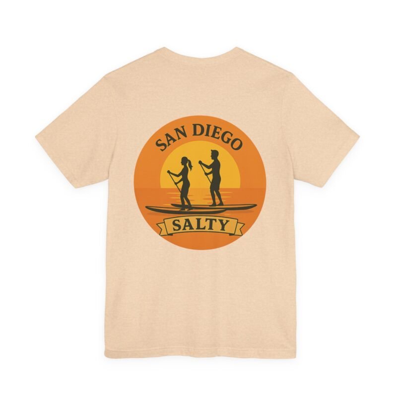 San Diego Salty Tee, Beach Vibes Shirt, Unisex Summer Apparel, Surfing Gift, Casual Everyday Wear - Image 12