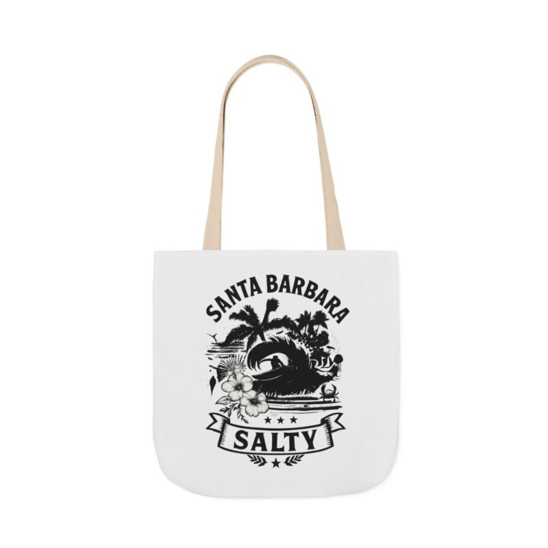 California Salty Turtle Tote Bag – Eco-Friendly Canvas Beach Bag & Reusable Shopping Tote - Image 9