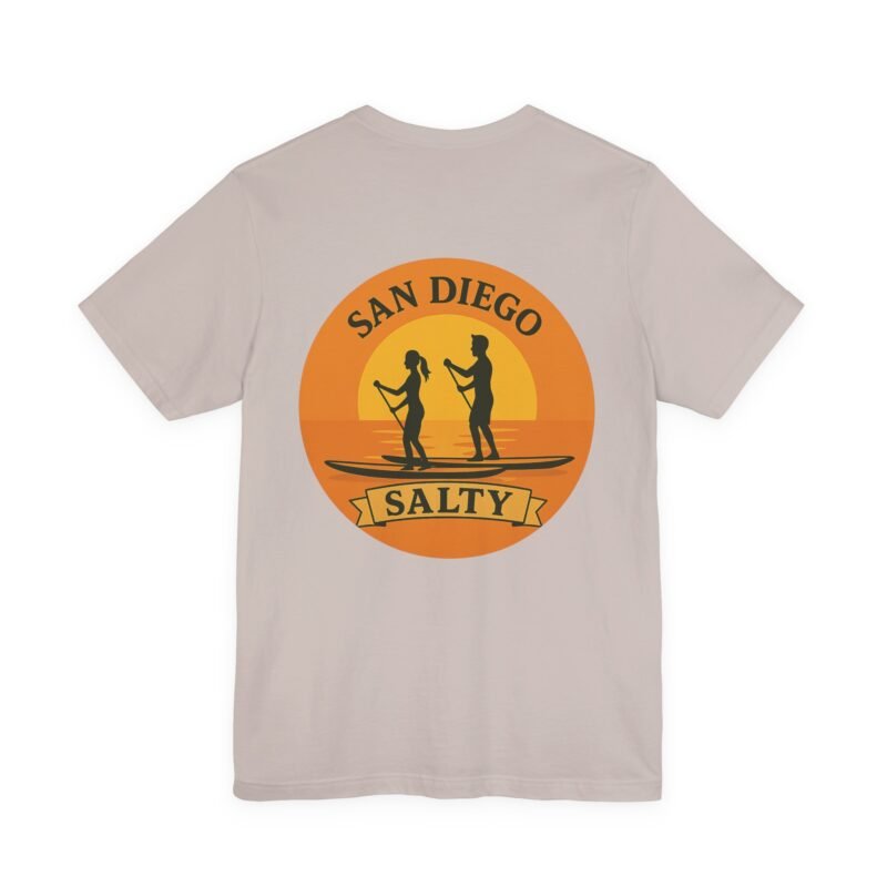San Diego Salty Tee, Beach Vibes Shirt, Unisex Summer Apparel, Surfing Gift, Casual Everyday Wear - Image 24
