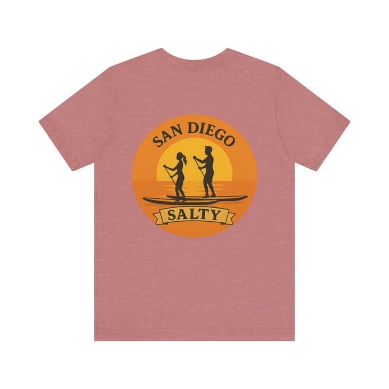 San Diego Salty Tee, Beach Vibes Shirt, Unisex Summer Apparel, Surfing Gift, Casual Everyday Wear - Image 6