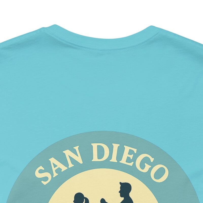 San Diego Salty Unisex Tee, Beach Vibes Shirt, Summer Casual Wear, Gift for Water Lovers, Perfect for Vacations, Relaxed Beach Days - Image 4