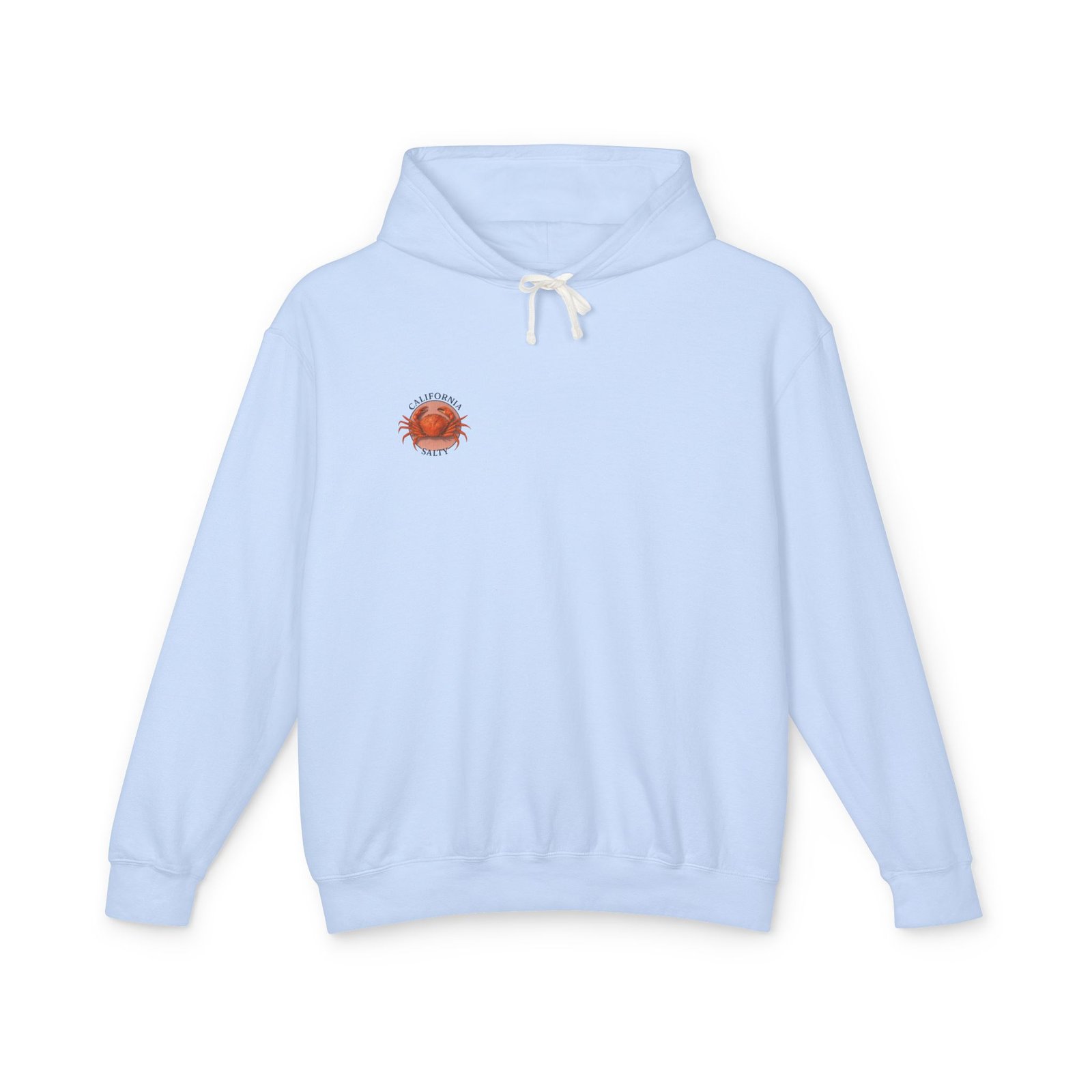 Rock Crab, California Salty, Best, Lightweight Unisex Hoodie, Perfect for Coastal Adventures, Beach Days, Gifts for Fishermen, Casual Wear, Summer Style - Image 9