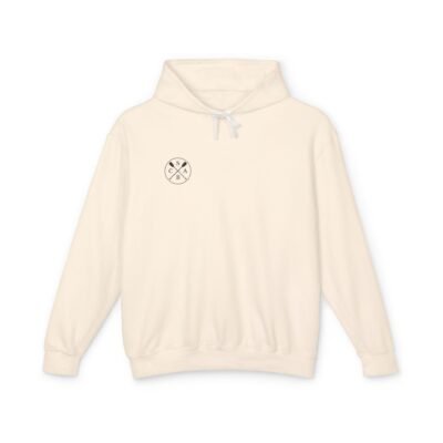 Paddle Logo, California Salty, Lightweight Unisex Hoodie, Perfect for Coastal Adventures, Beach Days, Gifts for Fishermen, Casual Wear, Summer Style