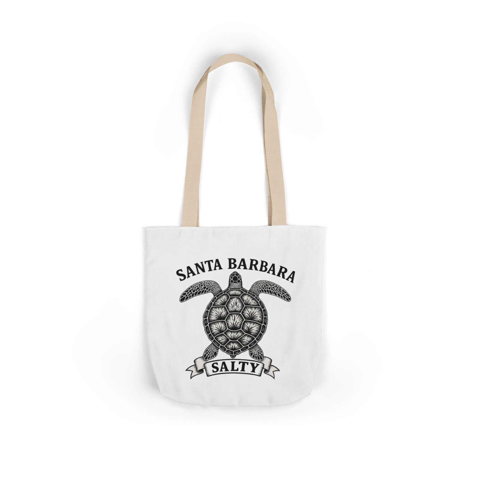 Turtle Tote Bag, Santa Barbara Salty, Best, Eco-Friendly Beach Bag, Summer Accessory, Reusable Shopping Tote, Gift for Ocean Lovers - Image 4