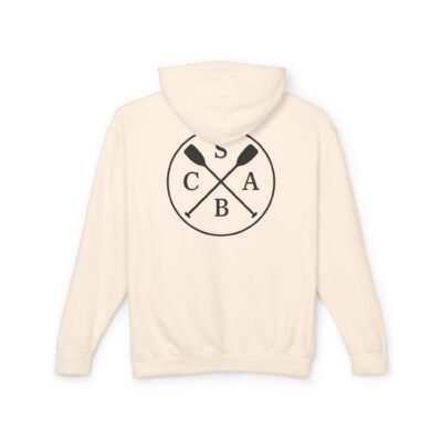 Paddle Logo, California Salty, Lightweight Unisex Hoodie, Perfect for Coastal Adventures, Beach Days, Gifts for Fishermen, Casual Wear, Summer Style
