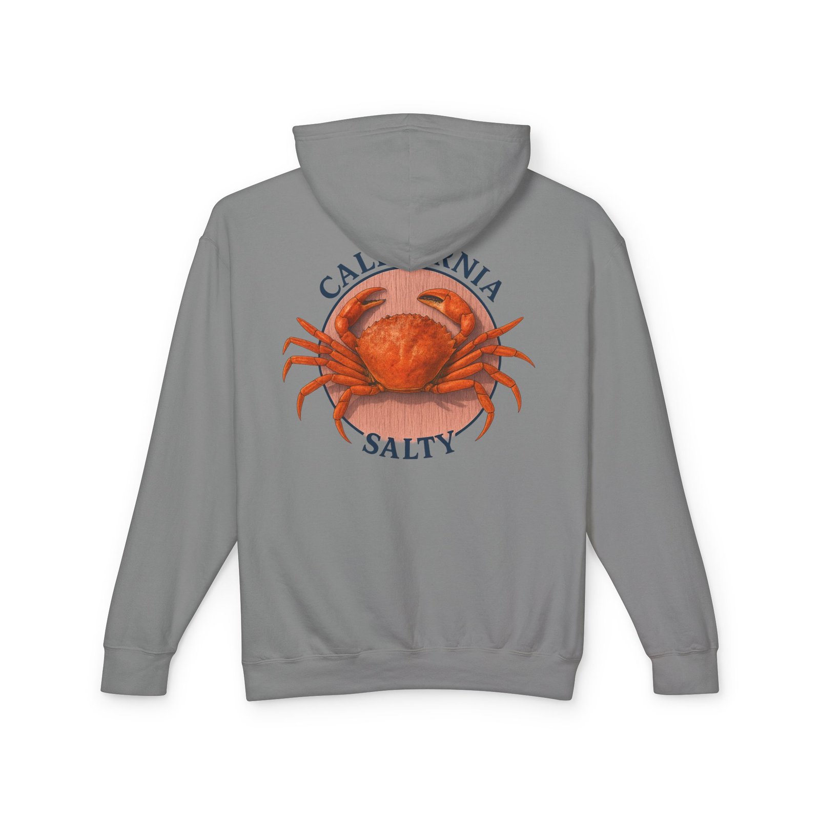 Rock Crab, California Salty, Best, Lightweight Unisex Hoodie, Perfect for Coastal Adventures, Beach Days, Gifts for Fishermen, Casual Wear, Summer Style - Image 30
